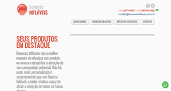Desktop Screenshot of bonecosinflaveis.com.br